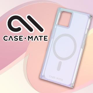 【CASE-MATE】iPhone 14 6.1吋 Blox 環保抗菌防摔超方殼MagSafe版 - 彩虹雷射