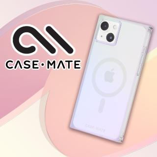 【CASE-MATE】iPhone 14 Plus 6.7吋 Blox 環保抗菌防摔超方殼MagSafe版 - 彩虹雷射
