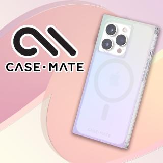 【CASE-MATE】iPhone 14 Pro Max6.7吋Blox 環保抗菌防摔超方殼MagSafe版 - 彩虹雷射