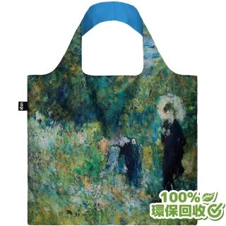 【LOQI】花園裡帶陽傘的女人(購物袋.環保袋.收納.春捲包)