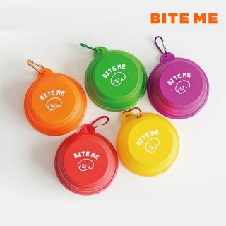 【BITE ME】寵物折疊外出碗-5色任選(綠色/橘色/紫色/紅色/黃色)