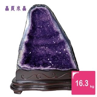 【晶辰水晶】5A級招財天然巴西紫晶洞 16.3kg(FA323)