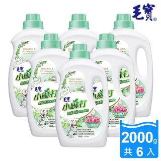 【毛寶】小蘇打晶球香氛 洗衣液體皂-防親膚(2000gX6入)
