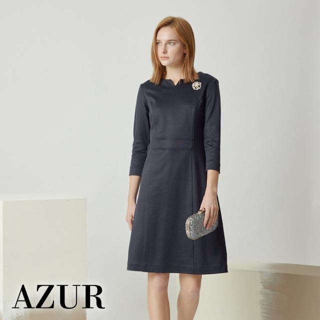 【AZUR】OL特殊抓腰剪裁連身裙