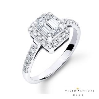 【Vividventure 亞帝芬奇】GIA 1克拉 DVS1 鉑金台 鑽石 戒指 唯有寵愛