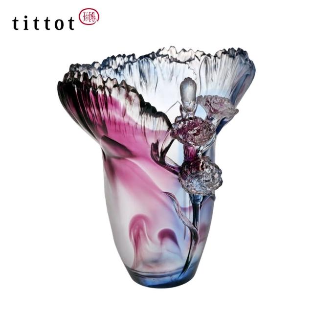 【tittot 琉園】溫馨滿懷(琉璃/玻璃/水晶/藝術品/擺飾/花瓶/禮贈)