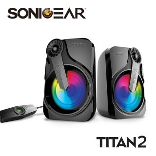 【SonicGear】TITAN 2 炫彩USB 2.0多媒體音箱(炫彩2.0喇叭)