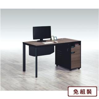 【AS雅司設計】AS-道格拉斯黑鐵腳一門一抽辦公桌-140x60x75.5cm
