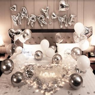【阿米氣球派對】奢華驚喜求婚氣球套餐(求婚氣球 浪漫氣球 嫁給我氣球)