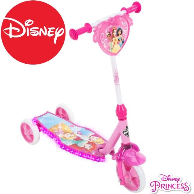 【HUFFY】迪士尼正版授權 Princess公主系列 3閃輪學前兒童滑板車(公主系列 3閃輪學前兒童滑板)