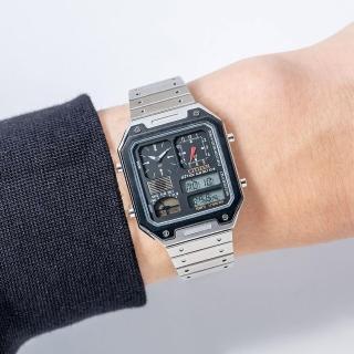 【CITIZEN 星辰】Chronograph系列 型男必備 80年代復刻電子計時腕錶 禮物推薦 畢業禮物(JG2126-69E)