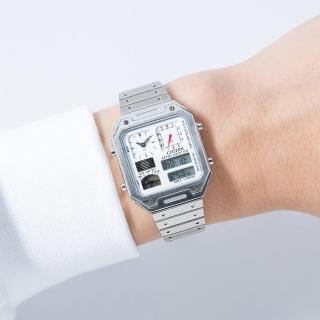 【CITIZEN 星辰】Chronograph系列 型男必備 80年代復刻電子計時腕錶 母親節 禮物(JG2120-65A)