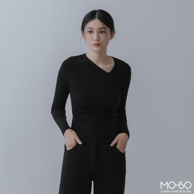 【MO-BO】優質時尚協領針織上衣(上衣)