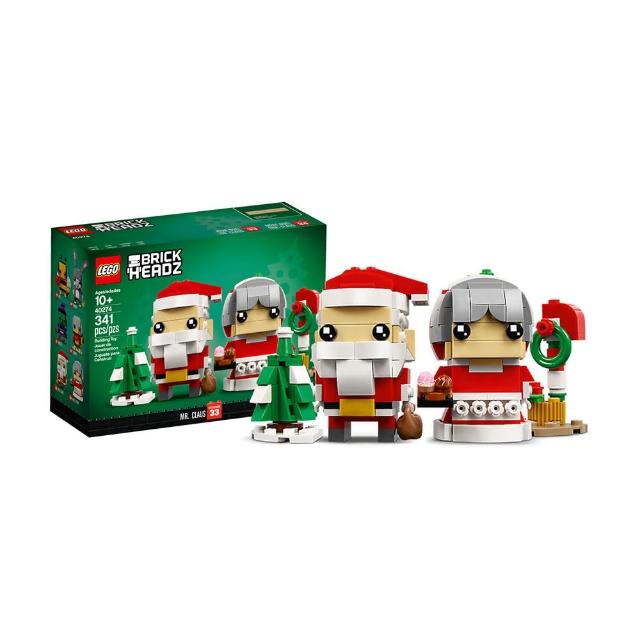 【LEGO 樂高】樂積木 耶誕系列 聖誕老公公 聖誕老婆婆 聖誕節 聖誕禮物 40274W(代理版)