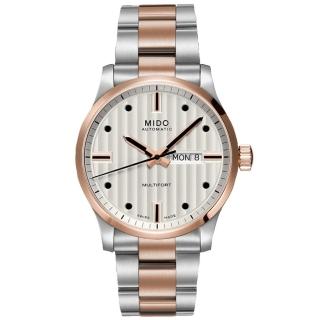 【MIDO 美度】MULTIFORT 先鋒系列 日內瓦波紋 機械腕錶 禮物推薦 畢業禮物(M0054302203180)