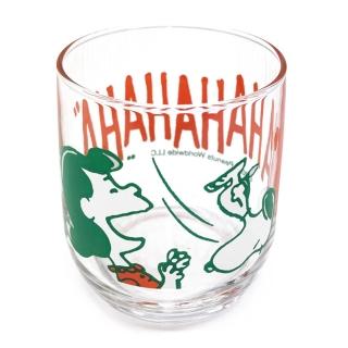 【大西賢製販】SNOOPY史努比 透明玻璃杯 260ml 歡笑時光 露西(餐具雜貨)