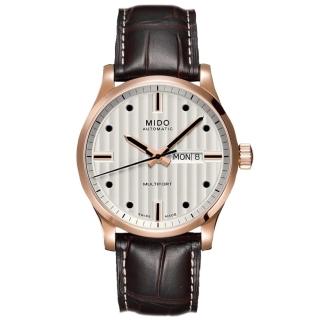 【MIDO 美度】MULTIFORT 先鋒系列 日內瓦波紋 機械腕錶 禮物推薦 畢業禮物(M0054303603180)
