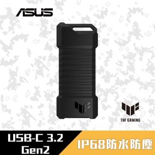 【ASUS 華碩】TUF GAMING A1 ESD-T1A IP68防水防塵 USB-C SSD外接盒