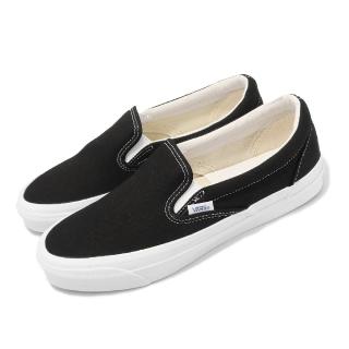 【VANS】懶人鞋 OG Classic Slip-On Vault 男鞋 女鞋 黑 白 休閒鞋 基本款 情侶鞋(VN0A45JK1WX)