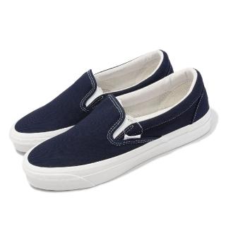 【VANS】懶人鞋 OG Classic Slip-On Vault 男鞋 女鞋 藍 白 休閒鞋 基本款 情侶鞋(VN0A45JK1X7)