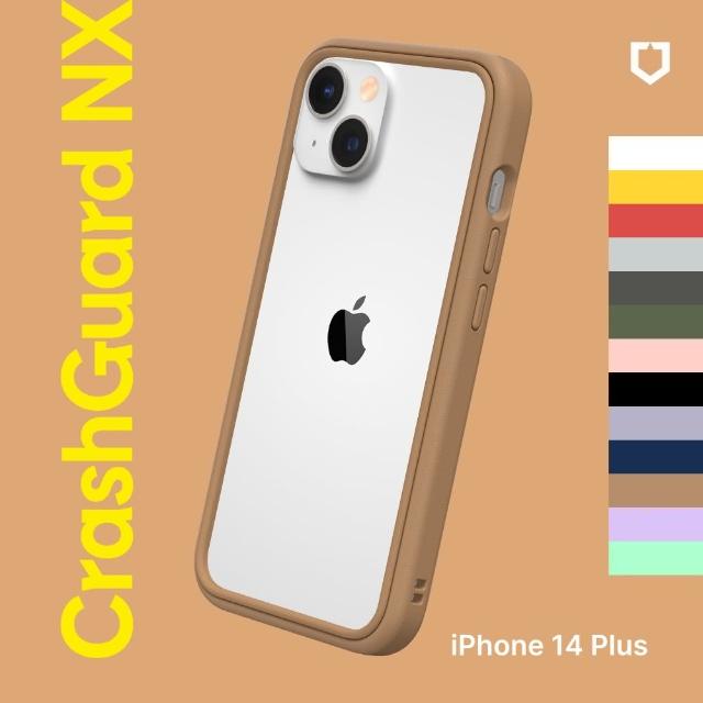 【RHINOSHIELD 犀牛盾】iPhone 14 Plus 6.7吋 CrashGuard NX 模組化防摔邊框手機保護殼(獨家材料)