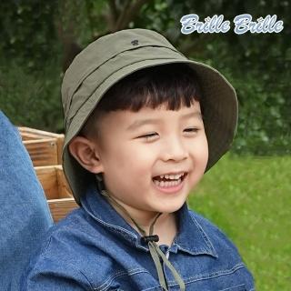 【Brille Brille】兒童UPF50+透氣漁夫帽(飛越山陵M號)