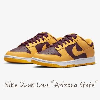 【NIKE 耐吉】Nike Dunk Low Arizona State 亞利桑那州配色 酒紅金 男鞋(DD1391-702)