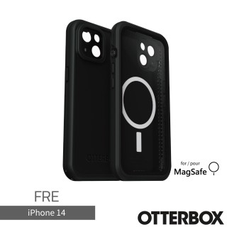 【OtterBox】LifeProof iPhone 14 6.1吋 FRE 全方位防水/雪/震/泥 保護殼-黑(支援MagSafe)