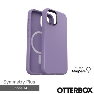 【OtterBox】iPhone 14 6.1吋 Symmetry Plus 炫彩幾何保護殼-紫(支援MagSafe)