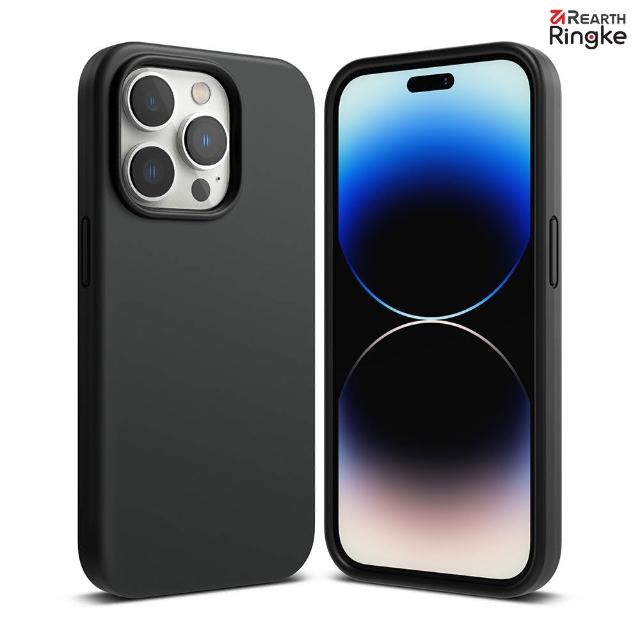 【Ringke】iPhone 14 Pro Max /14 Pro /14 Plus /14 Silicone 矽膠手機保護殼 黑 紫 砂岩 粉 深紫(Rearth)