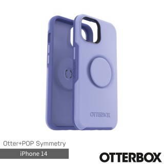 【OtterBox】iPhone 14 6.1吋 Symmetry炫彩幾何泡泡騷保護殼(紫)