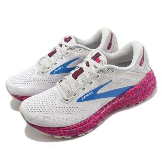 【BROOKS】慢跑鞋 Adrenaline GTS 22 白 藍 桃紅 宇宙獵豹 女鞋 緩震 運動鞋(1203531B160)