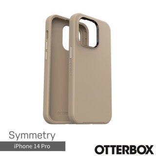 【OtterBox】iPhone 14 Pro 6.1吋 Symmetry炫彩幾何保護殼(奶茶)