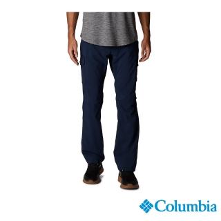 【Columbia 哥倫比亞 官方旗艦】男款-Omni-Shade UPF50快排長褲-深藍(UAE91840NY / 2022年秋冬商品)