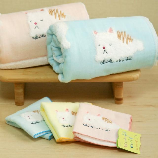 【紓壓貓】棉紗浴巾(透氣舒適/吸水親膚/療癒設計/日本製)