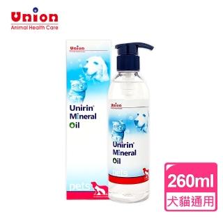 【Union汝欣】毛通樂 Unirin 寵物礦物油 260mL(潤滑腸壁、軟化糞便、排便順暢)