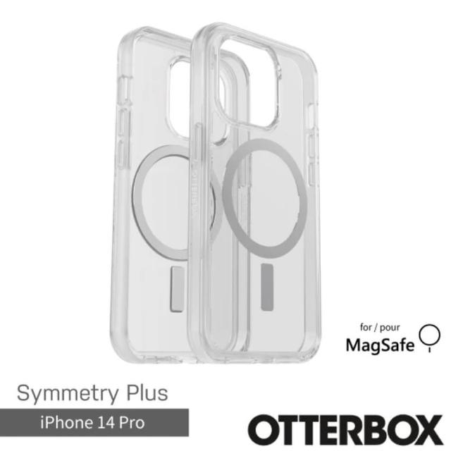 【OtterBox】iPhone 14 Pro 6.1吋 Symmetry Plus 炫彩幾何保護殼-透明(支援MagSafe)