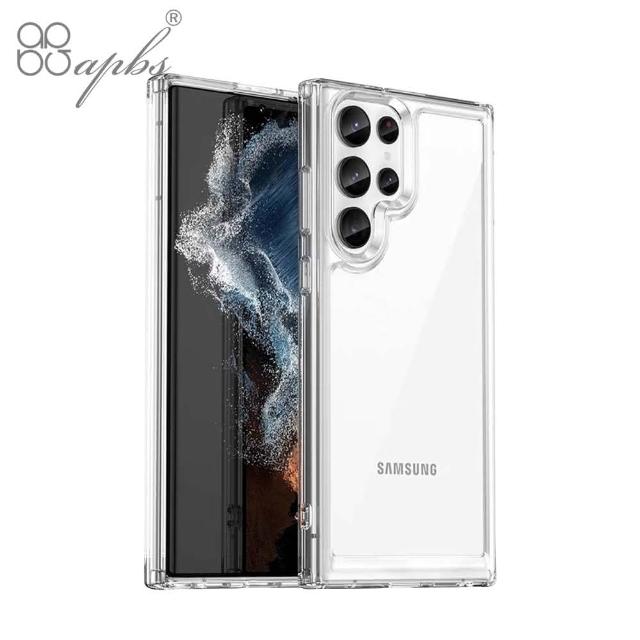 【apbs】Samsung Galaxy S22+ & S22 Ultra 防震雙料手機殼(純透殼)