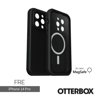【OtterBox】LifeProof iPhone 14 Pro 6.1吋 FRE 全方位防水/雪/震/泥 保護殼-黑(支援MagSafe)