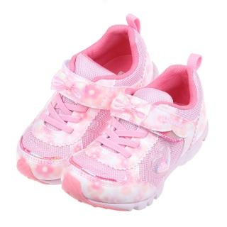 【布布童鞋】Moonstar日本LUVRUSH蝴蝶結粉色兒童機能運動鞋(I2P014G)