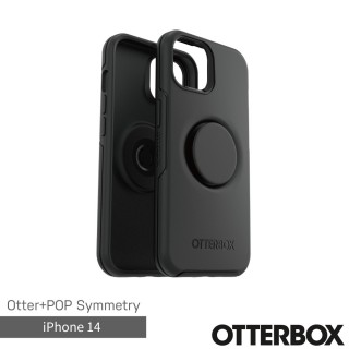 【OtterBox】iPhone 14 6.1吋 Symmetry炫彩幾何泡泡騷保護殼(黑)