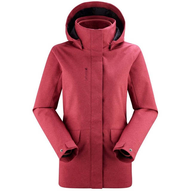 【Lafuma】女 CALDO 二件式防水保暖刷毛外套 胭脂紅/桃紅 登山(LFV118289288)