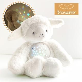 【Trousselier】法國音樂小綿羊星星投射夜燈(星空投影燈 可洗式娃娃)