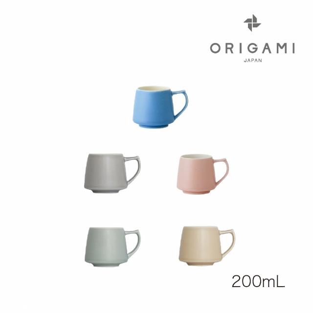 【ORIGAMI】Aroma霧色陶瓷咖啡杯 200ml(台灣總代理)