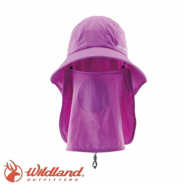【Wildland 荒野】中性 抗UV多功能遮陽帽《紫羅蘭》抗UV/ W1007(悠遊山水)