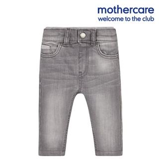 【mothercare】專櫃童裝 淺灰內裡牛仔褲(6-12個月)