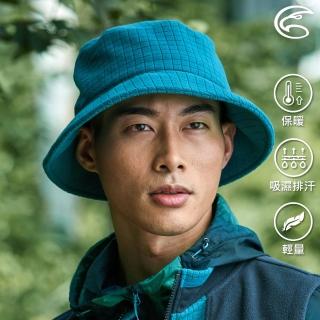 【ADISI】Soft checker 刷毛輕防風保暖漁夫帽 AH22044 / 孔雀石(帽子 毛帽 保暖帽 抗靜電 輕量)