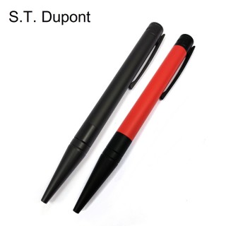 【S.T.Dupont 都彭】D-霧黑桿/紅桿黑夾 原子筆(265115/265116)