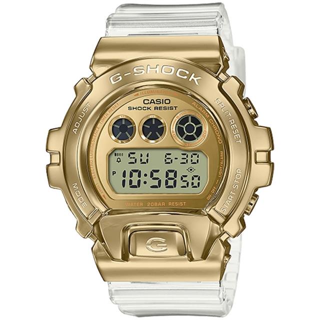 【CASIO 卡西歐】G-SHOCK 華麗酷金電子手錶(GM-6900SG-9)