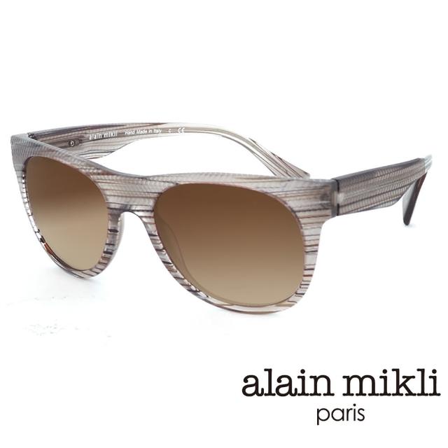 【Alain Mikli】法國時尚週 經典復古彩條太陽眼鏡(條紋 A5012-3088)